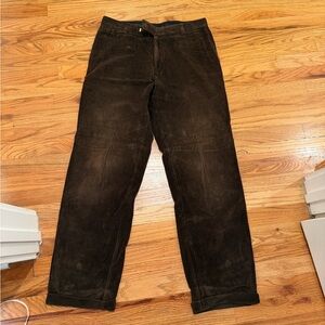 Hugo Boss Dark Brown Corduroy Pants